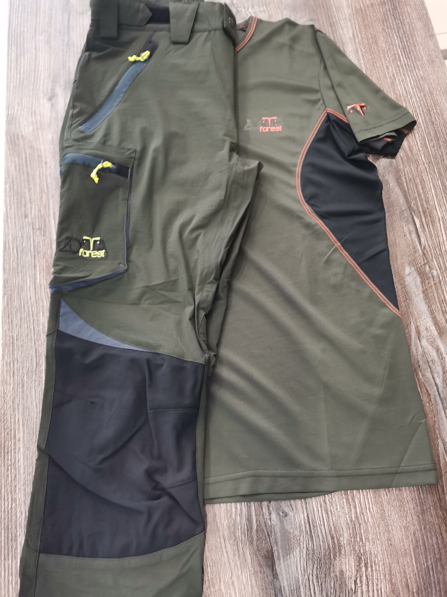 Παντελόνι ZOTTA FOREST SAFETY χακί-μαύρο